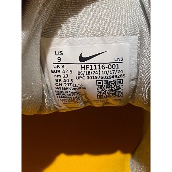 New Nike Men’s 9 Force Trout 9 Elite MCS Baseball Cleats Light Silver HF1116-001 - Picture 5 of 8